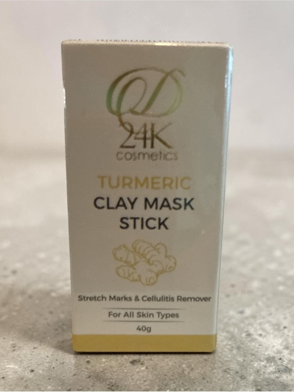 D’OR24K Cosmetics Turmeric Clay Mask Stick